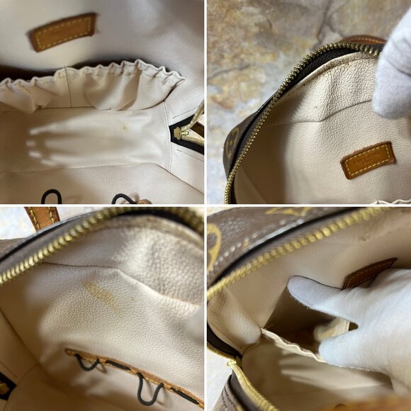 Louis Vuitton Spontini Crossbody Monogram Handbag 2 Way Canvas Shoulder Bag - Picture 13 of 15